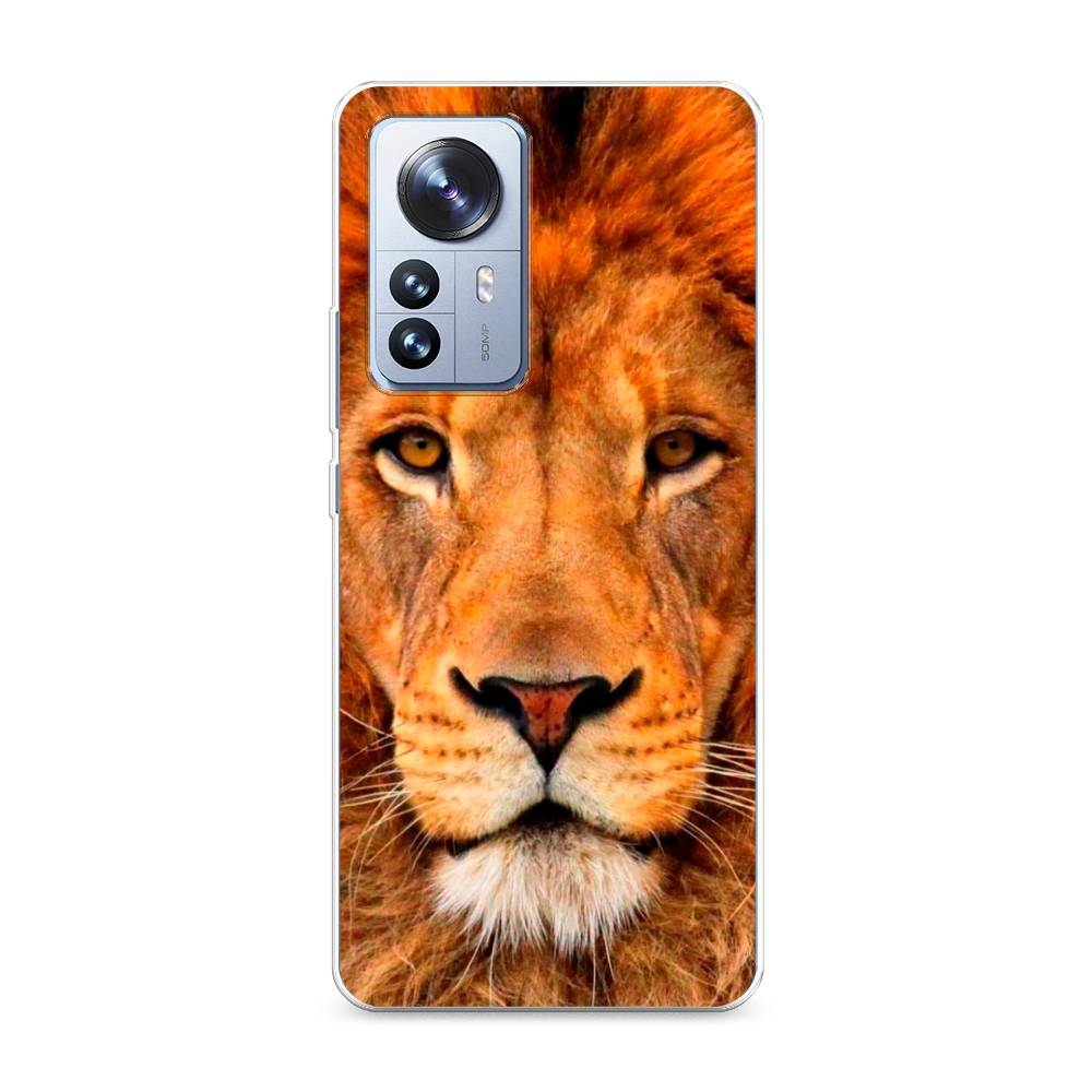 

Чехол на Xiaomi 12 Pro "Благородный лев", Оранжевый, 314450-1