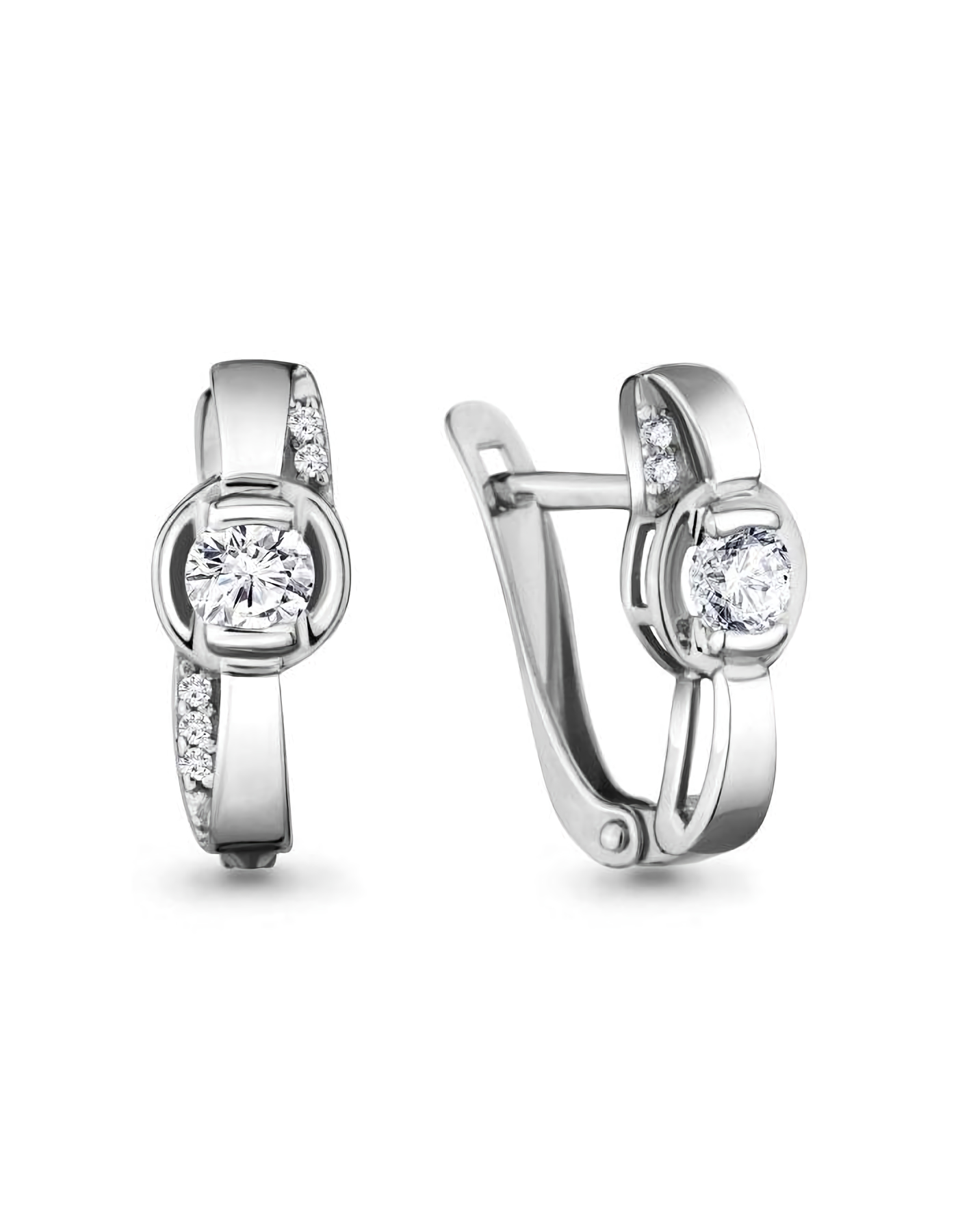 

Серьги из серебра TEO MAORI 8434271А.5, фианит, 8434271А.5