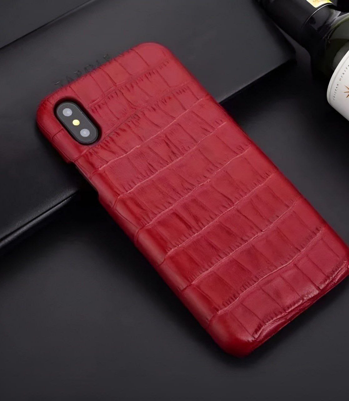 

Накладка силикон для iPhone X/Xs под кожу с магнитом Red, Красный, iPhone X