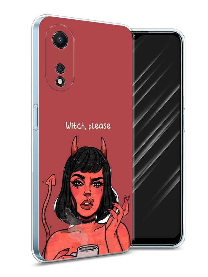 

Чехол Awog на Oppo A58 5G "No probLLama", Желтый;черный;синий, 2512450-2