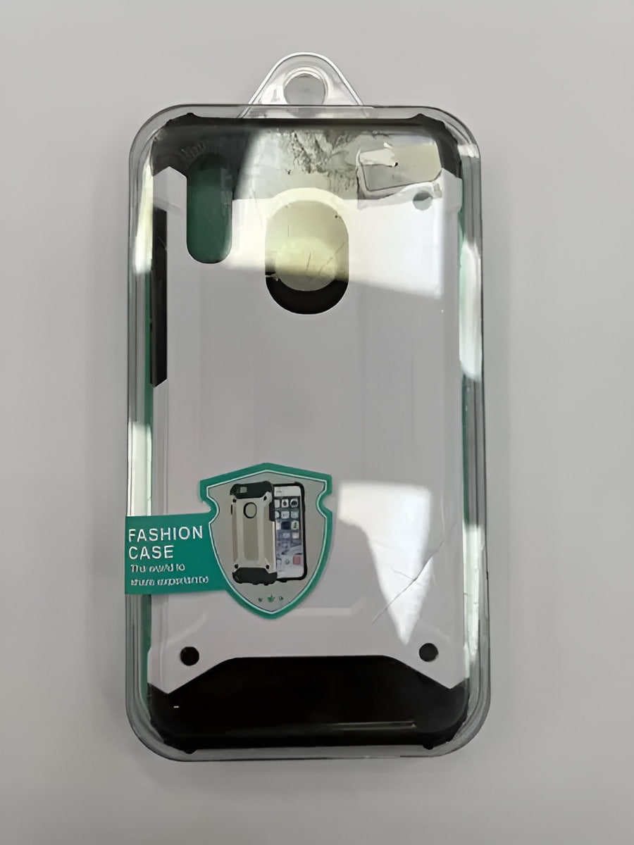 

Накладка силикон+пластик для Samsung A205/A305 Galaxy A20/A30 Black/White (противоударная), Белый;черный, Samsung A205/A305 Galaxy A20/A30