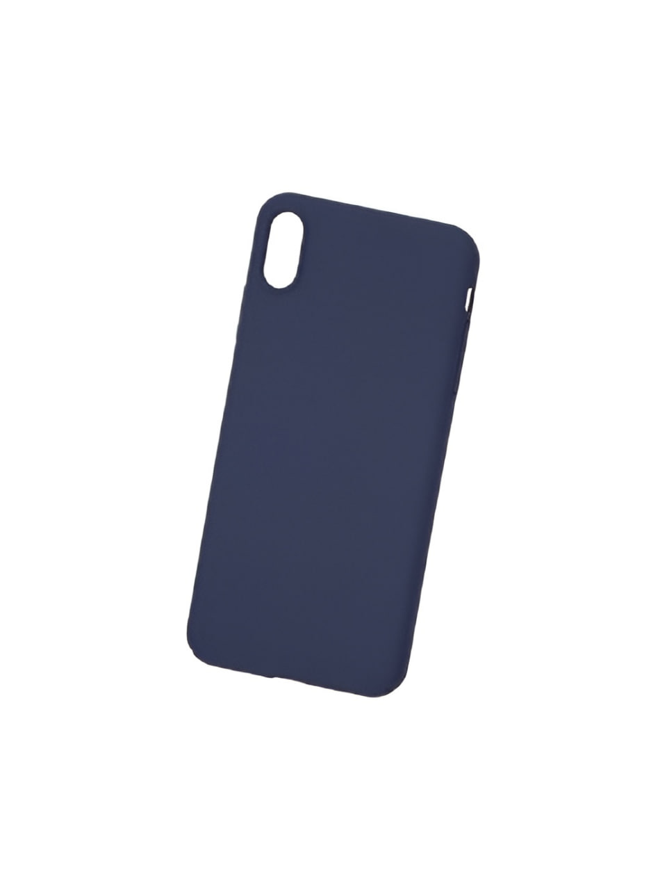 

Накладка силикон для iPhone XS Leather Case Dark Blue, Синий