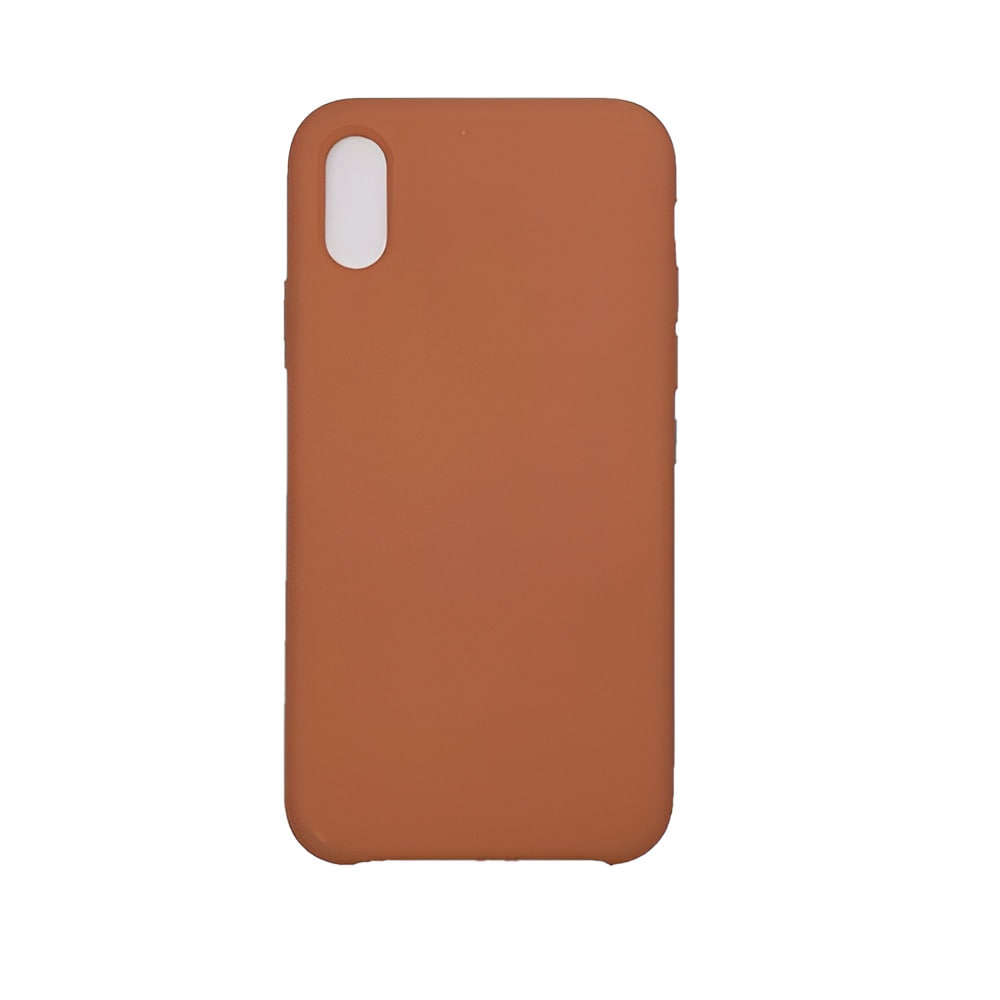 

Накладка силикон для iPhone XS Leather Case Red, Красный