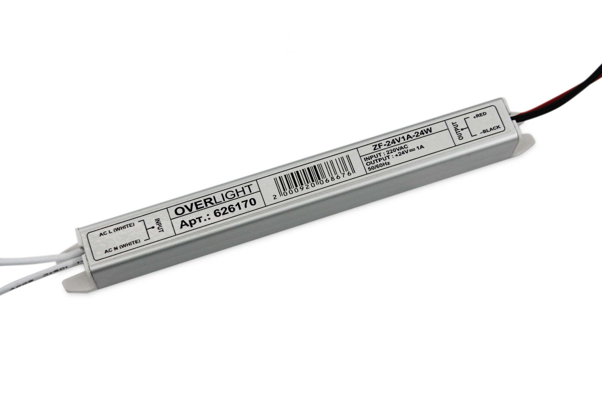 

Блок питания ZF-24-24 (24V 24W,1A IP20), ZF-24-24 (24V, 24W,1A, IP20)