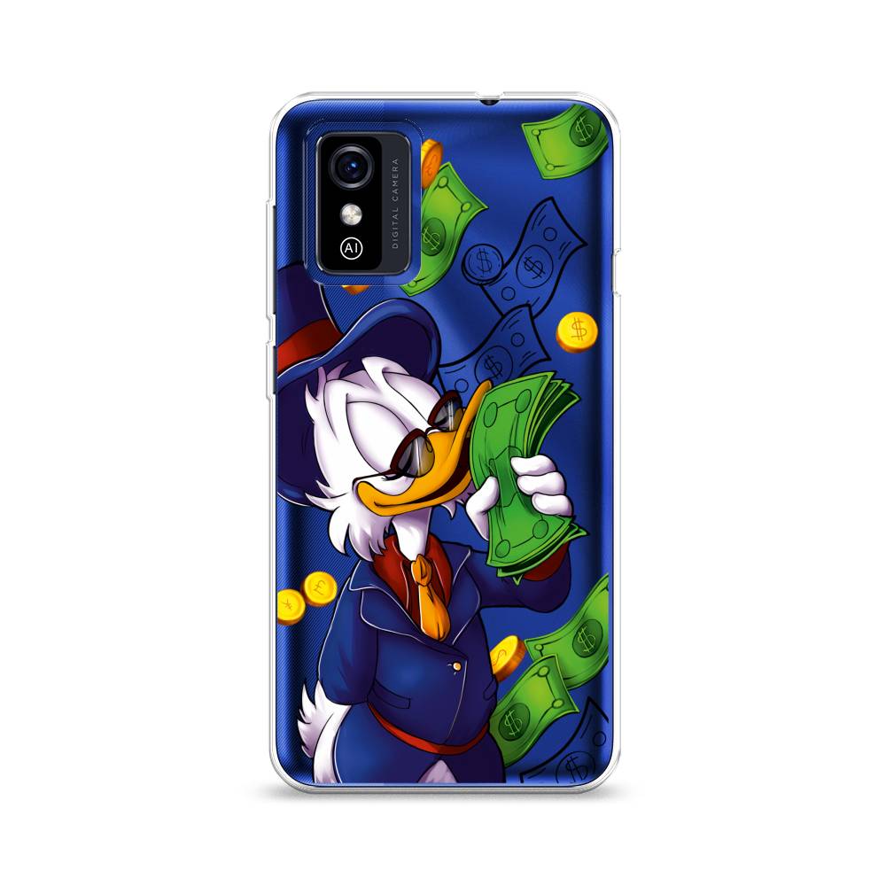 

Чехол для ZTE Blade L9 "Scrooge McDuck with Money", Синий;зеленый;белый, 135250-6