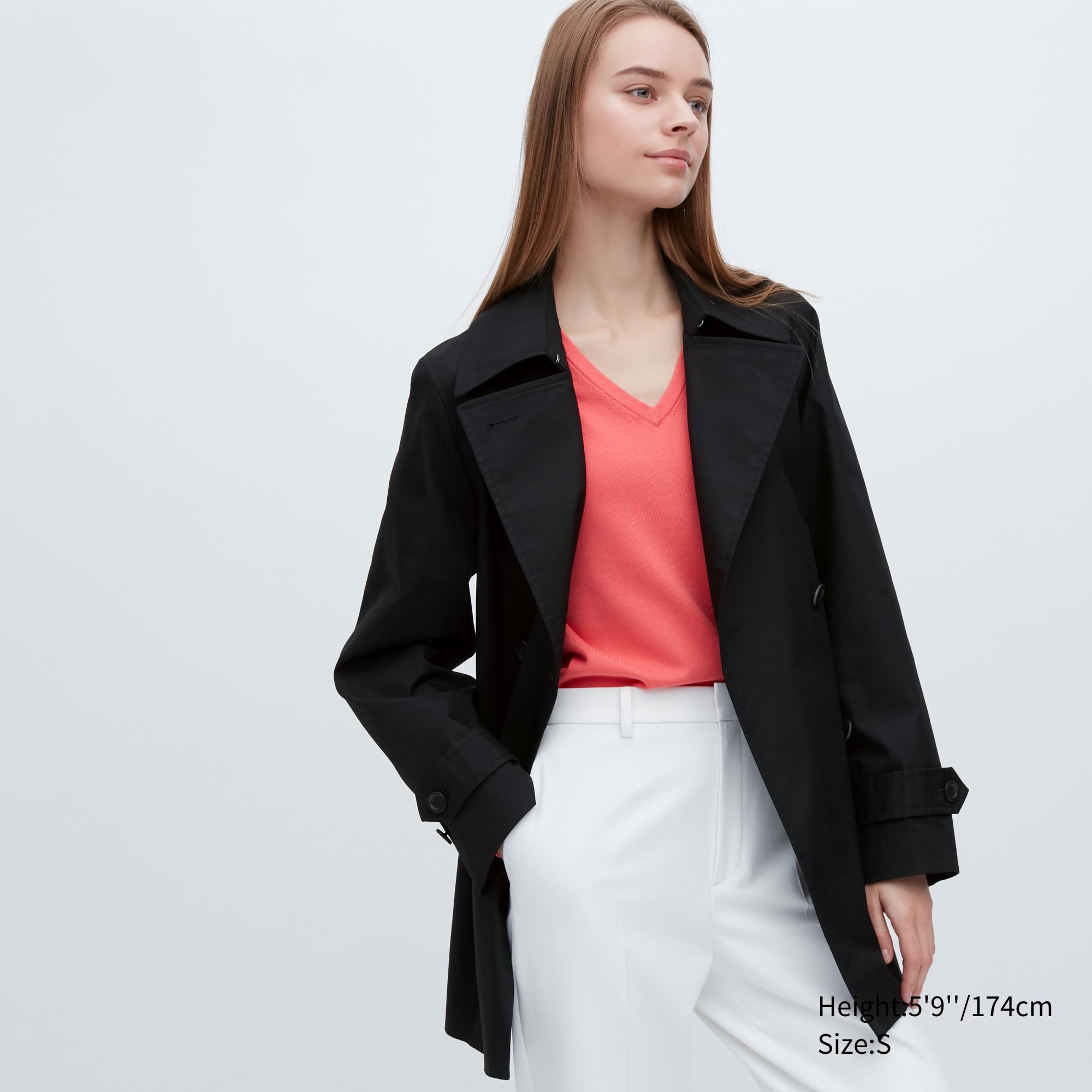 

Плащ женский UNIQLO 457227COL09 черный XS (доставка из-за рубежа), 457227COL09