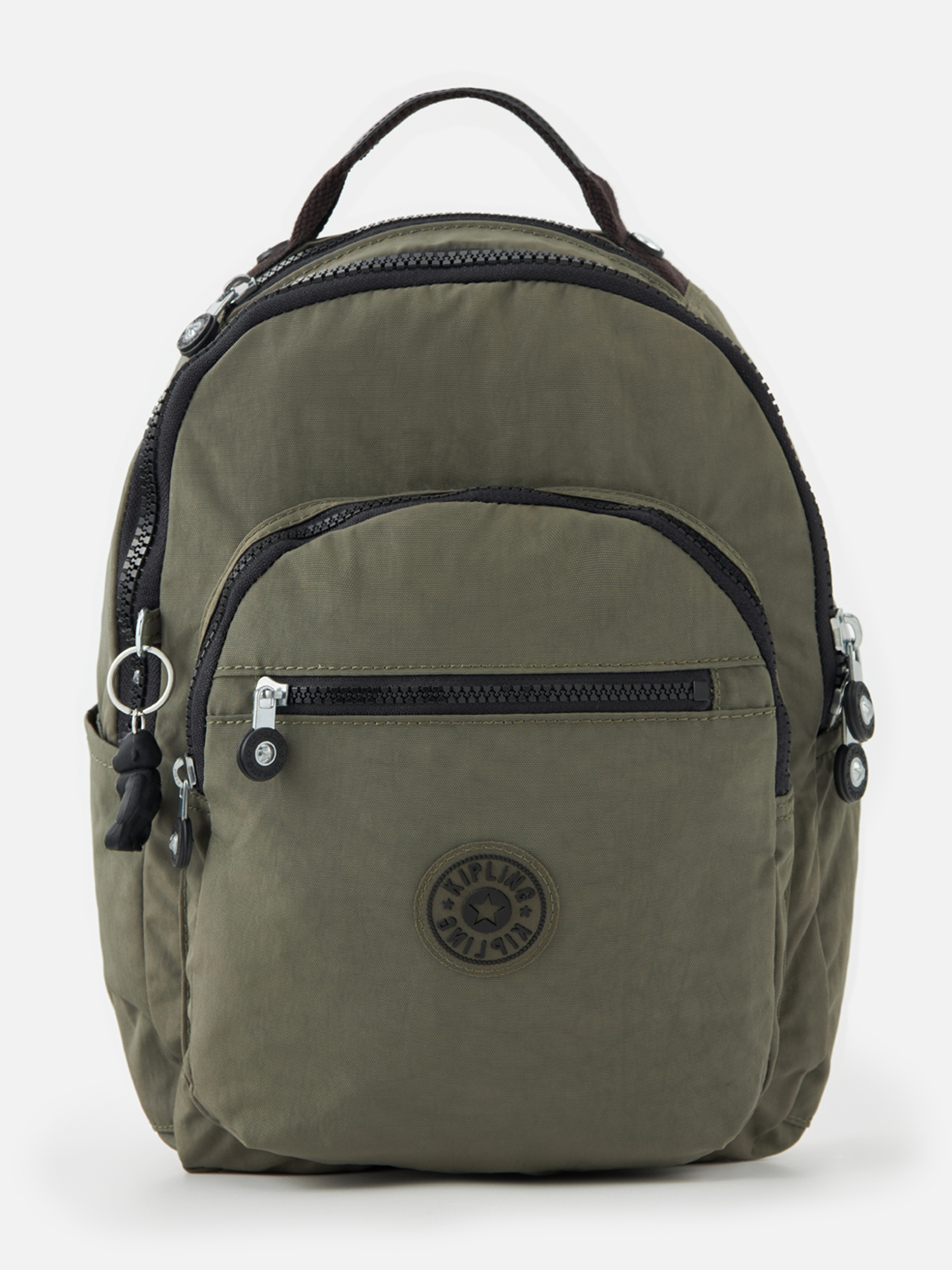 Рюкзак женский Kipling Seoul S зеленый, 35х25,5х16 см