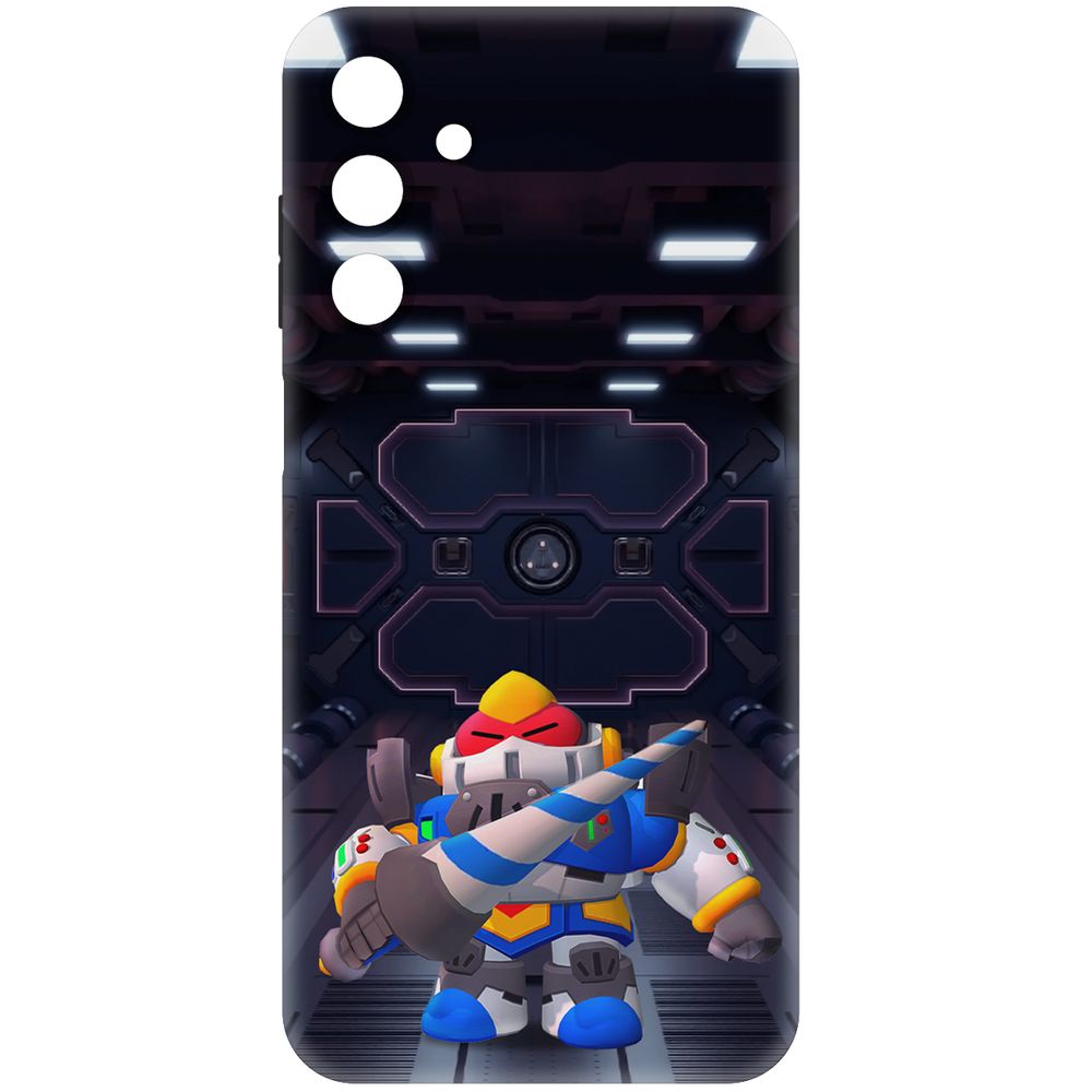 

Чехол-накладка Soft Case Brawl Stars- Паладин Вольт-Меха для Samsung Galaxy A15 4G (A155), Черный