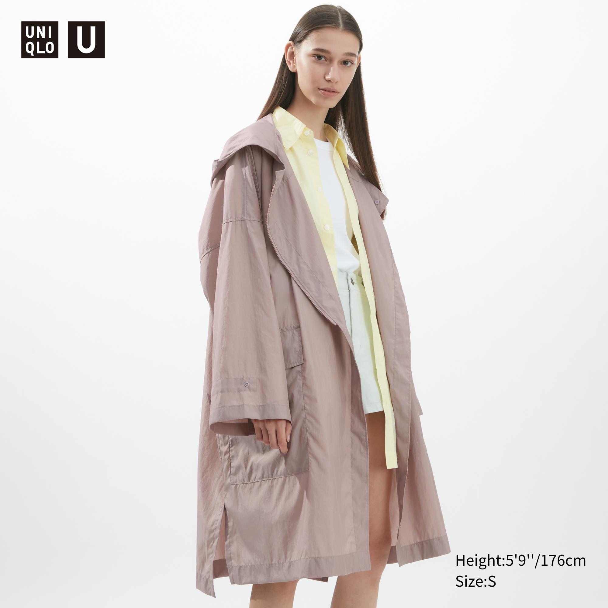 Плащ женский UNIQLO 458033COL11 розовый XL (доставка из-за рубежа)