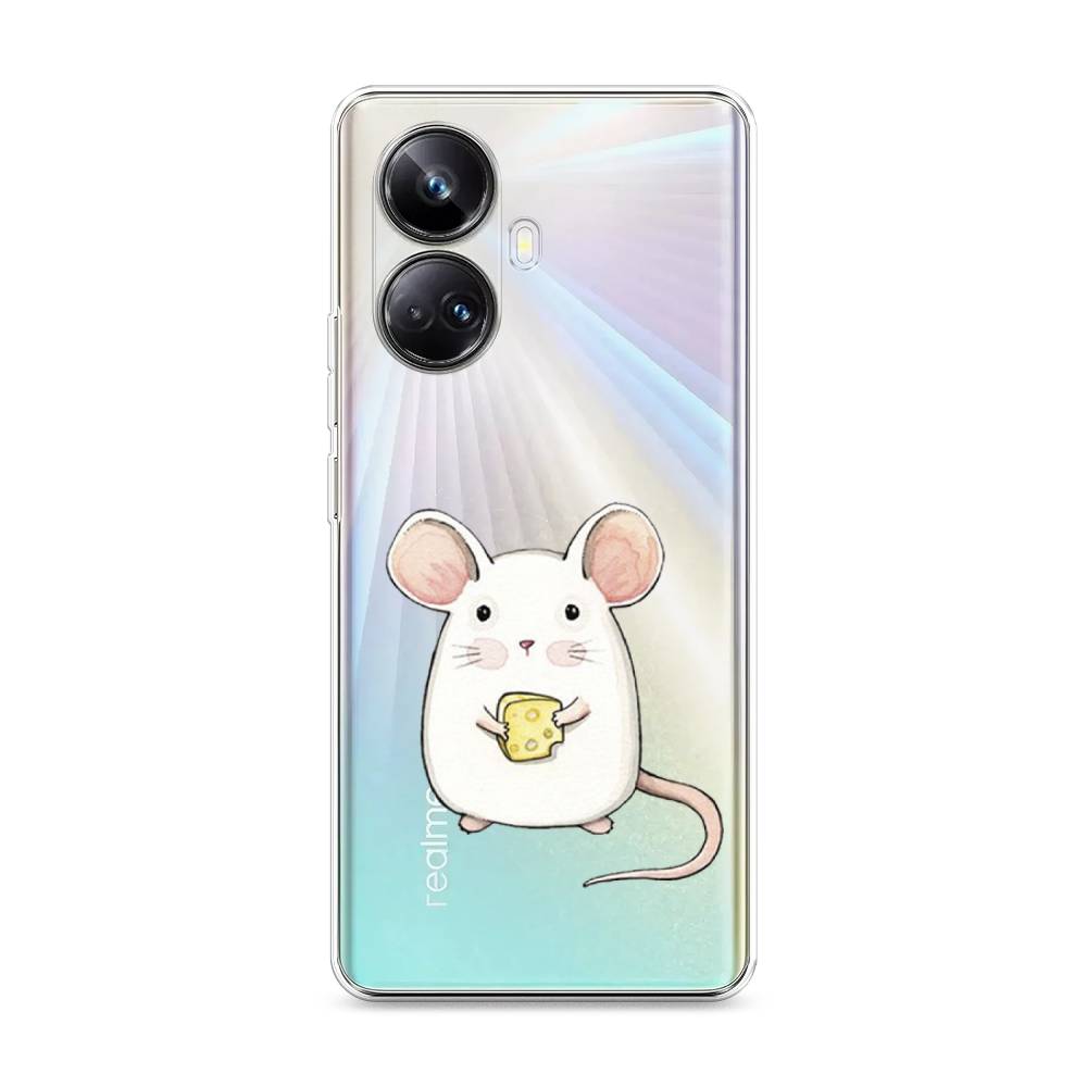 

Чехол Awog на Realme 10 Pro+ "Мышка", Белый, 2512350-1