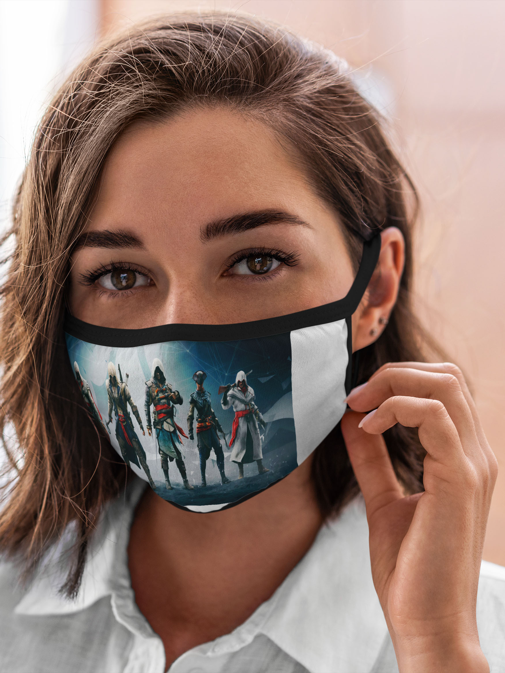 

Многоразовая маска унисекс Burnettie Assassins Creed, Разноцветный, Assassins Creed