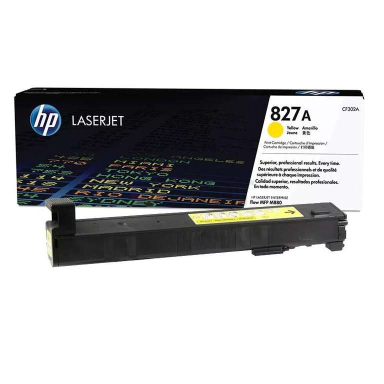 

Картридж для лазерного принтера HP 827A (CF302AH) желтый, оригинальный, 827A