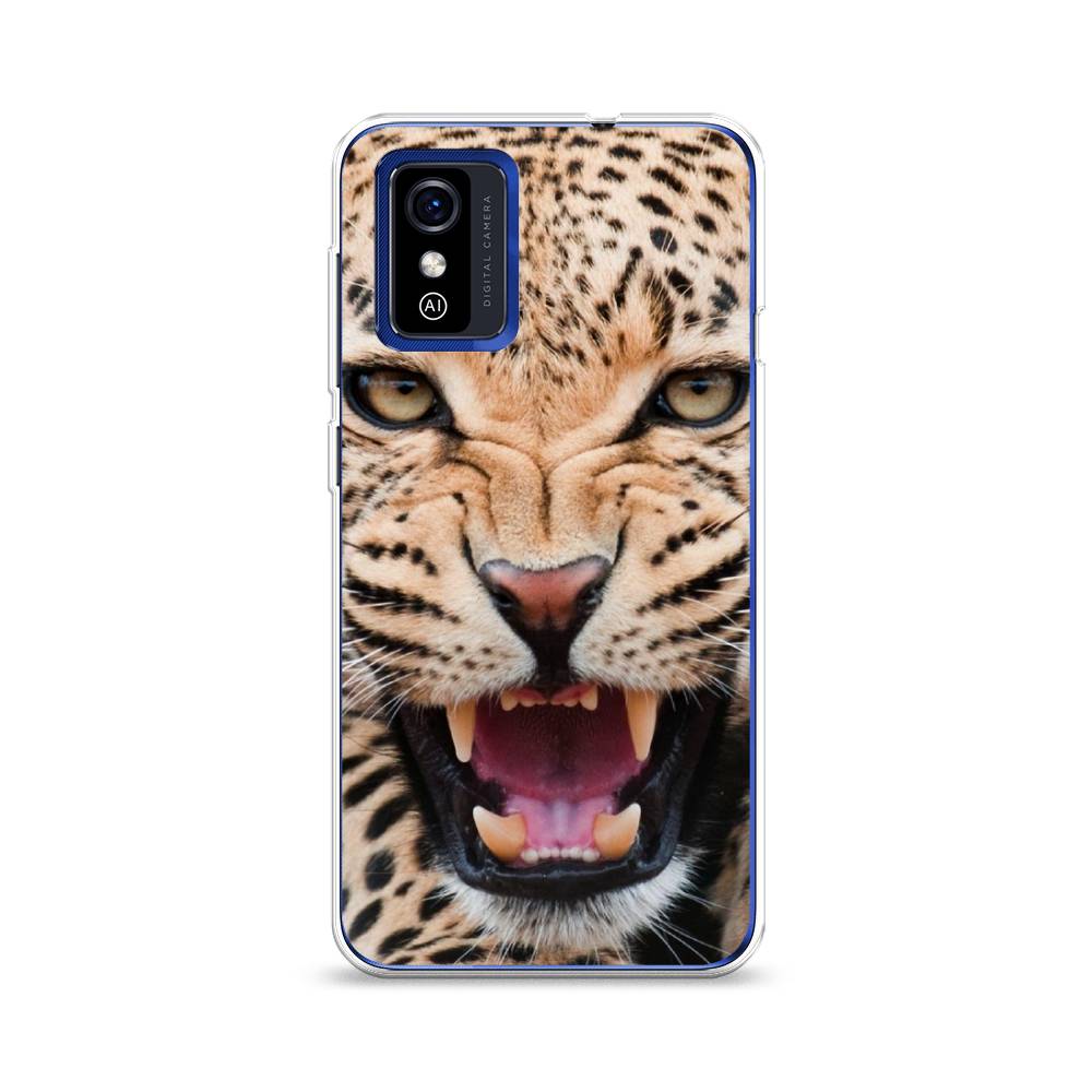 

Чехол для ZTE Blade L9 "Леопард 3d", Бежевый;черный, 135250-6