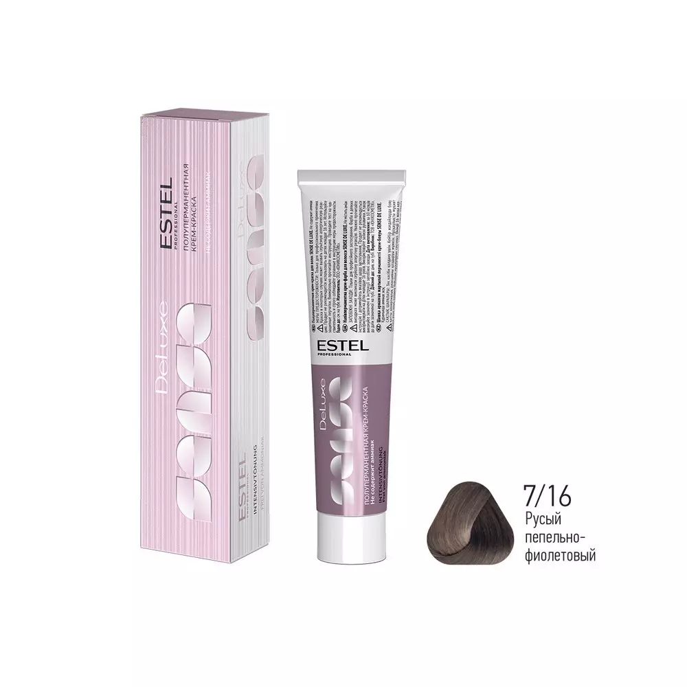 фото Краска для волос estel professional de luxe sense se7/16