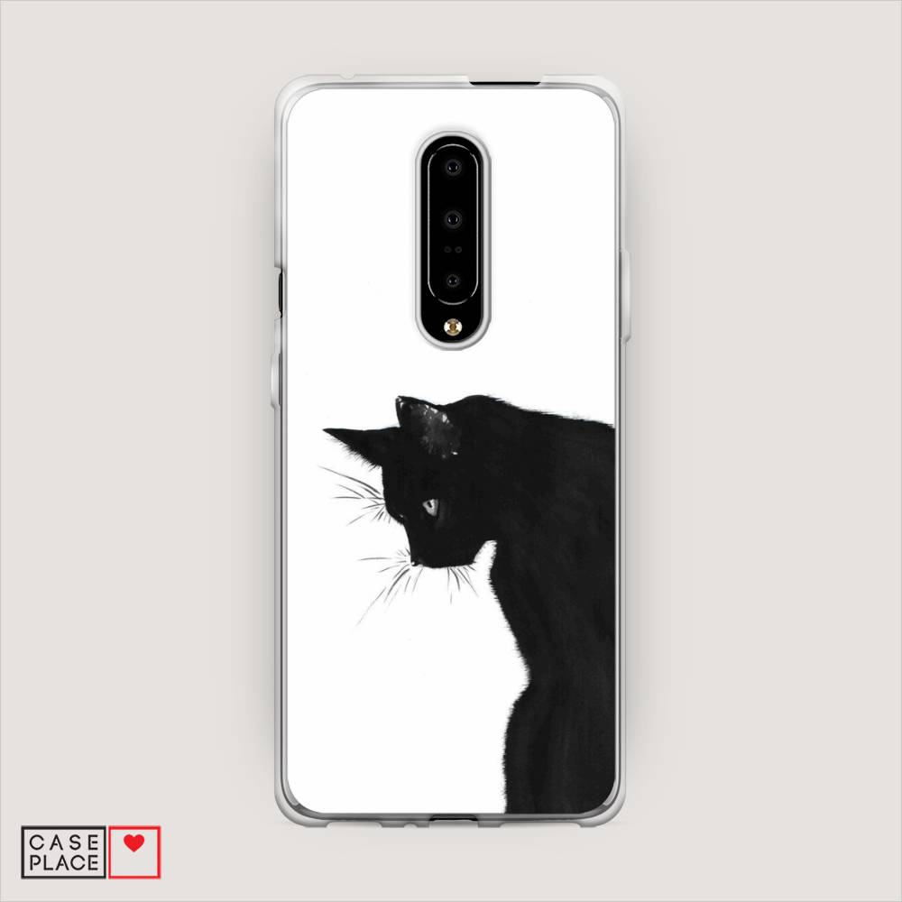 

Чехол Awog на OnePlus 7 Pro / ВанПлас 7 Pro "Black cat", Черный;белый, 150850-1