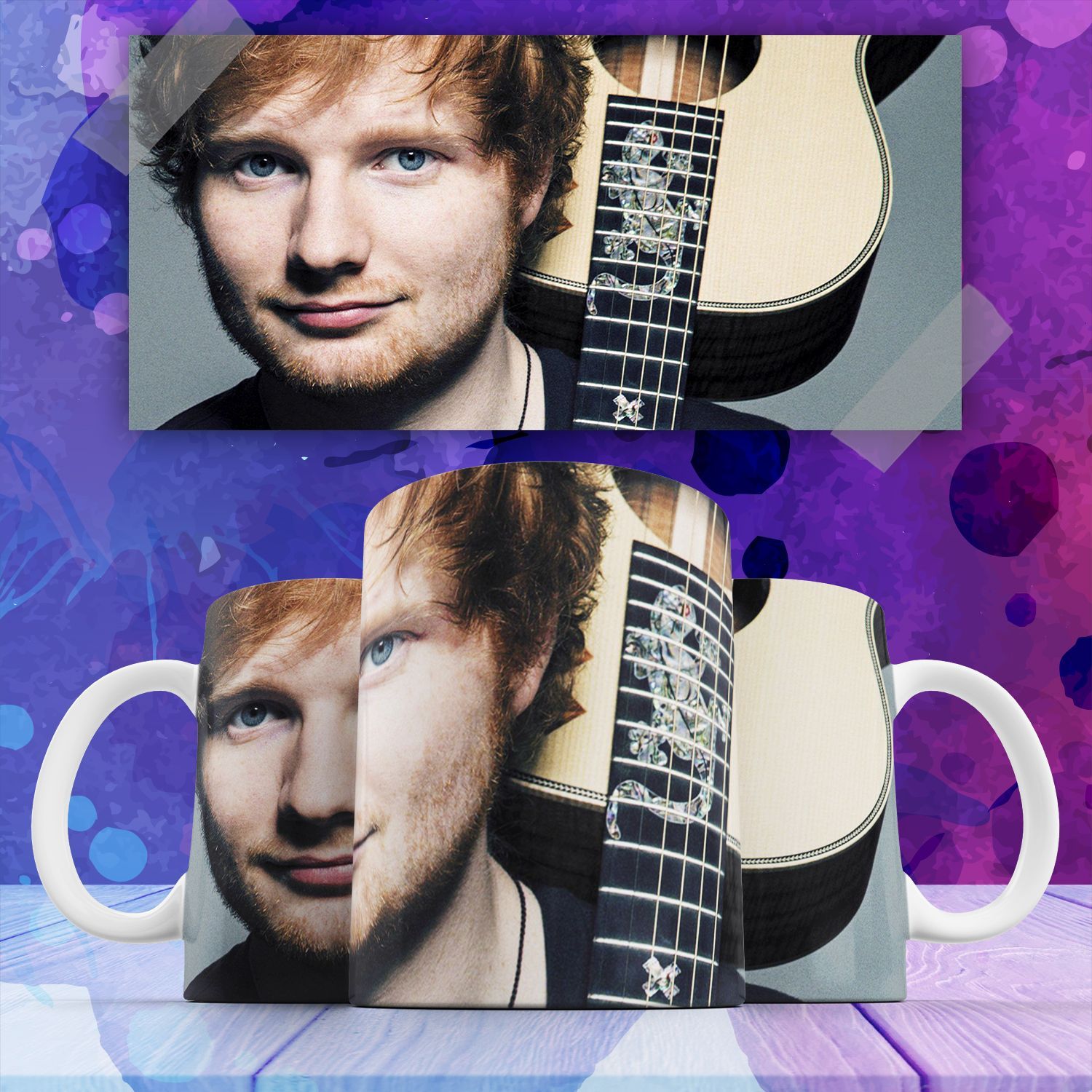 

Кружка с принтом Эд Ширан ed sheeran певец 330 мл