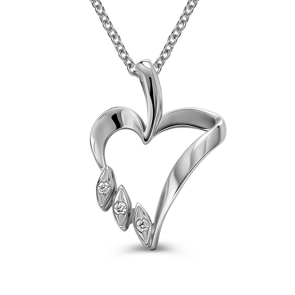 

Кулон из серебра 585Gold 703007044, фианит, 703007044
