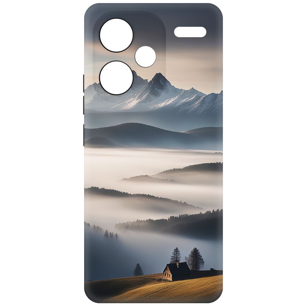 

Чехол-накладка Krutoff Soft Case Туман для Xiaomi Redmi Note 13 Pro+ 5G черный