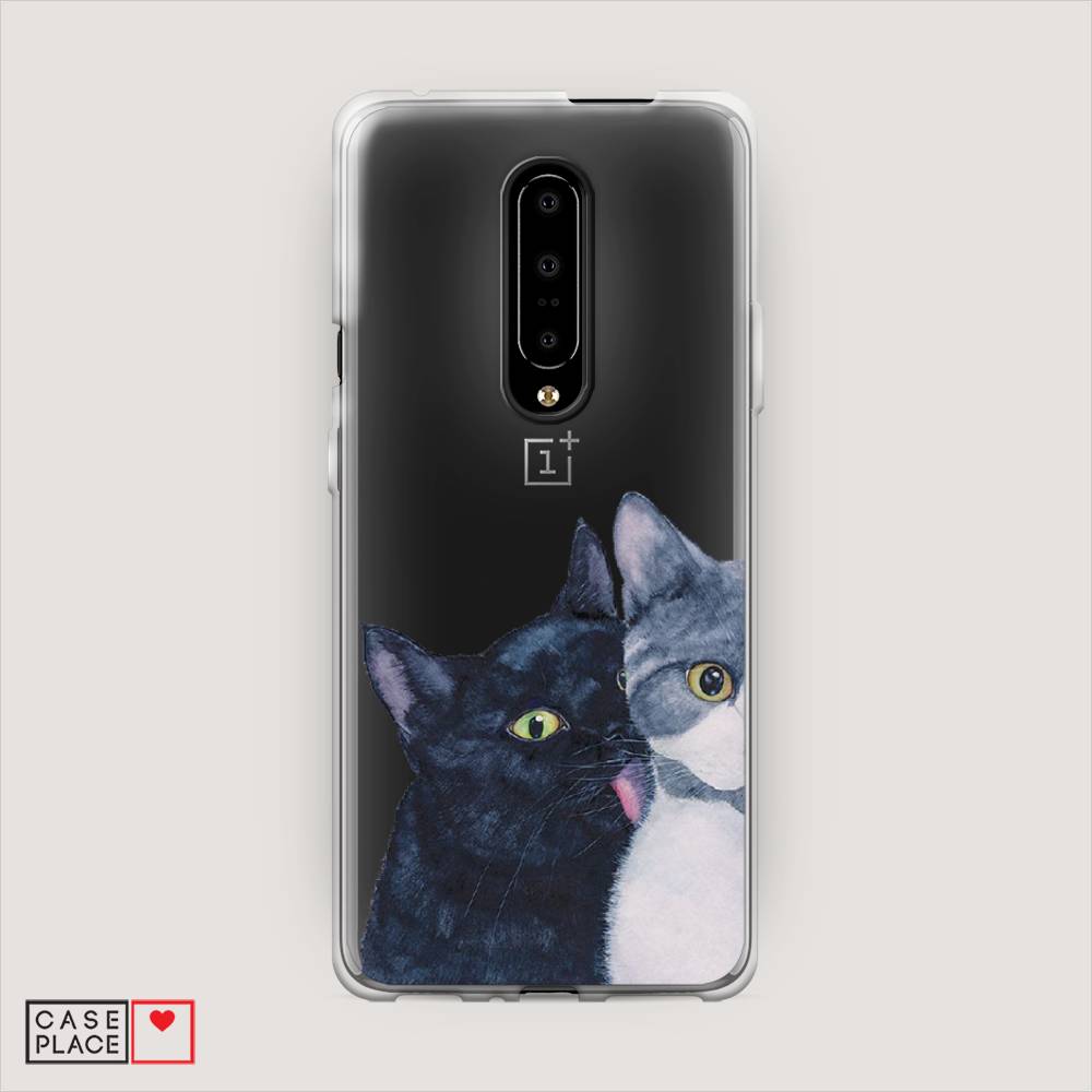 

Чехол Awog на OnePlus 7 Pro / ВанПлас 7 Pro "Кошачья любовь", Синий, 150850-1