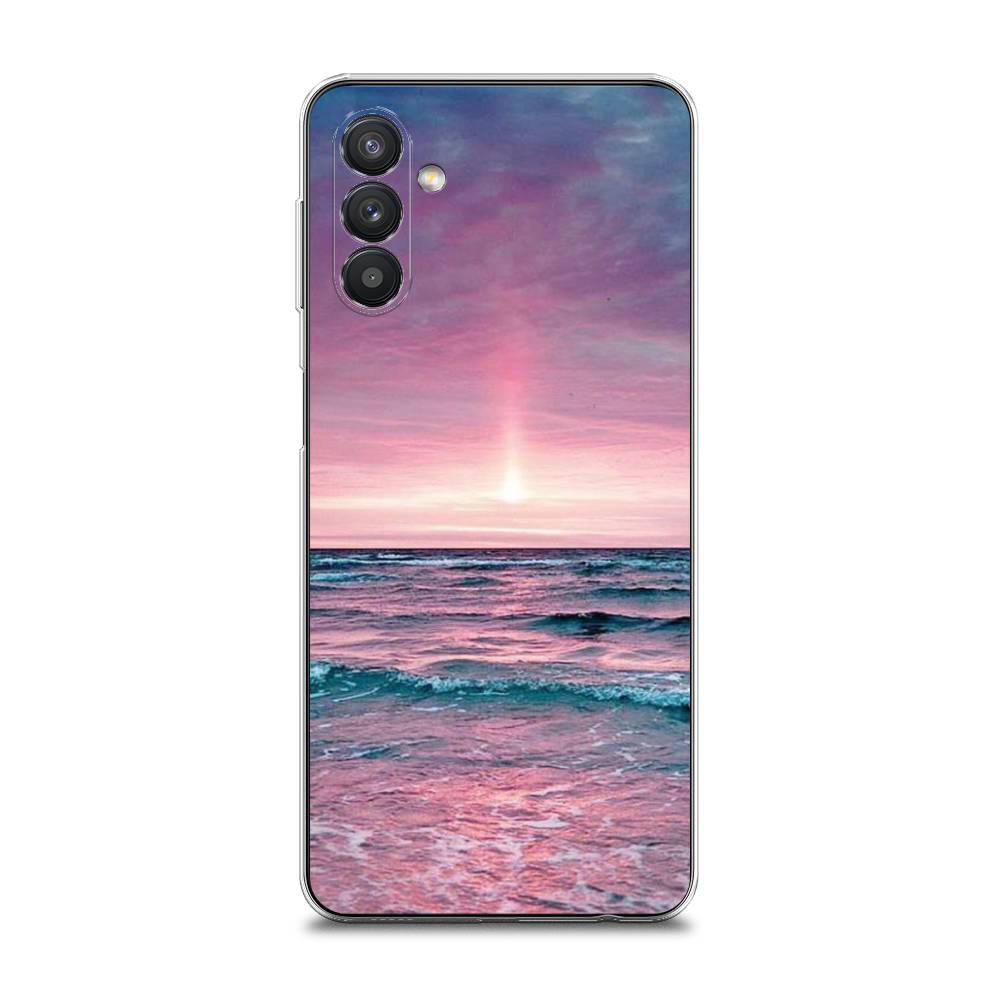 

Чехол на Samsung Galaxy A13 5G "Восход 3", Розовый;голубой, 2104150-2