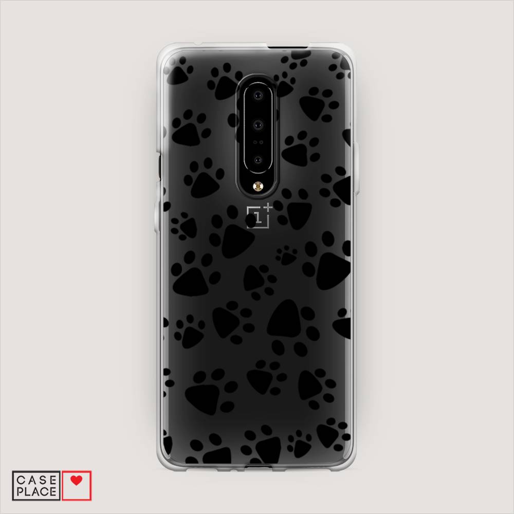 

Чехол Awog на OnePlus 7 Pro / ВанПлас 7 Pro "Лапки черные", Черный, 150850-2
