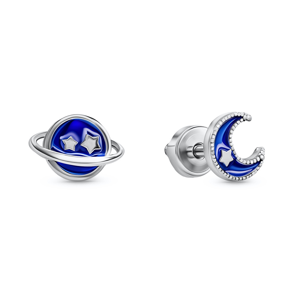 

Серьги пусеты из серебра 585Gold 702012368, 702012368