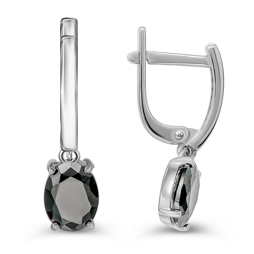 

Серьги из серебра 585Gold 702012451, фианит, 702012451