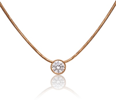

Колье из красного золота с фианитом 45 см PLATINA jewelry 07-0087-00-401-1110-03, 07-0087-00-401-1110-03