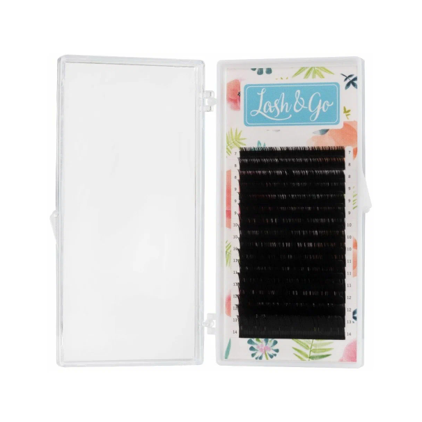 

Ресницы Lash&Go C 0.12 7 мм 16 линий, Черный