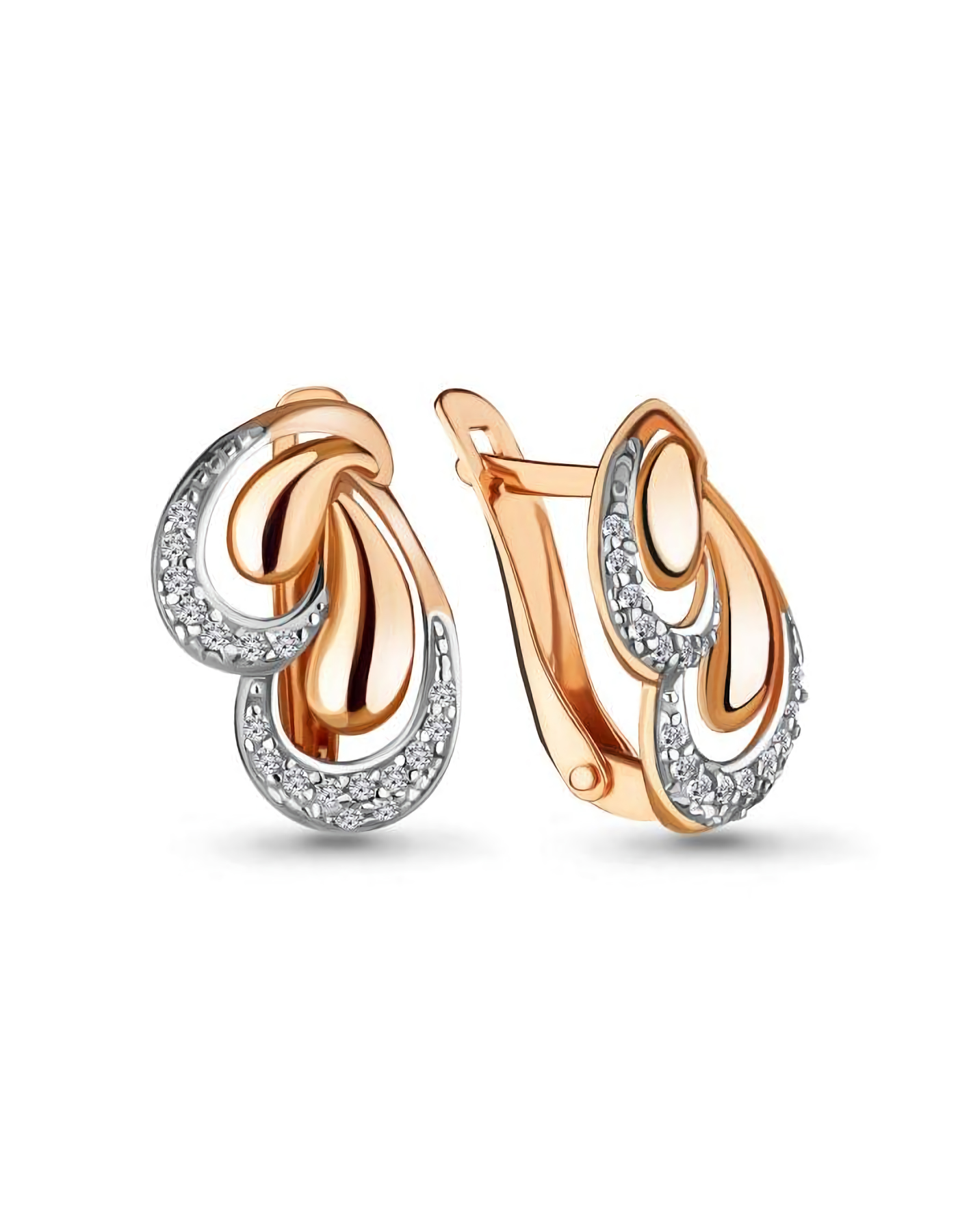 

Серьги из серебра TEO MAORI 842324А.6, фианит, 842324А.6