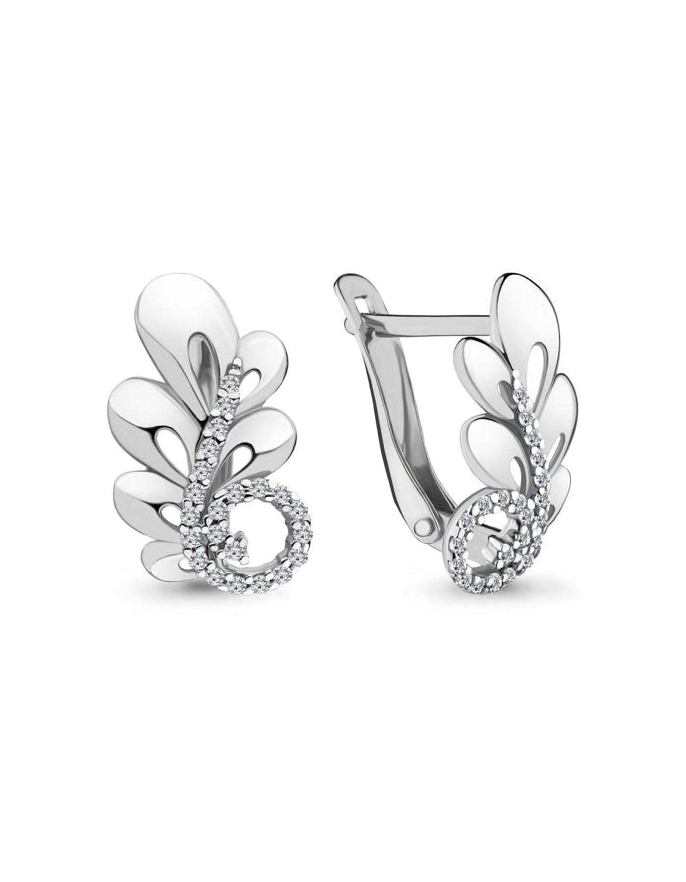 

Серьги из серебра TEO MAORI 841541А.5, фианит, 841541А.5