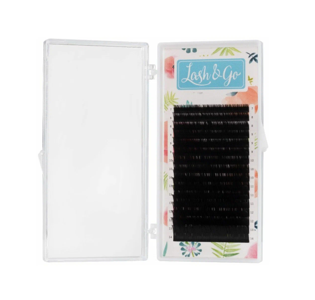 

Ресницы Lash&Go L+ 0.10 11 мм 16 линий, Черный