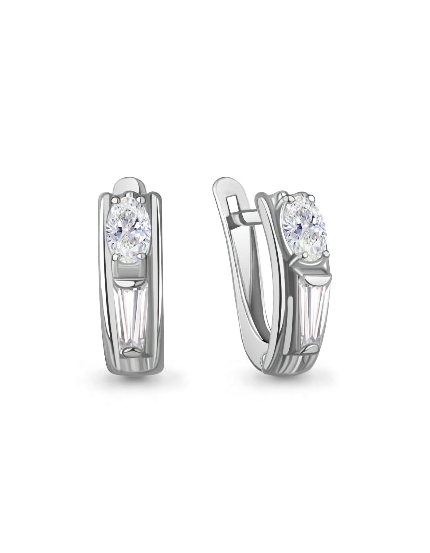 

Серьги из серебра TEO MAORI 8400319.5, фианит, 8400319.5