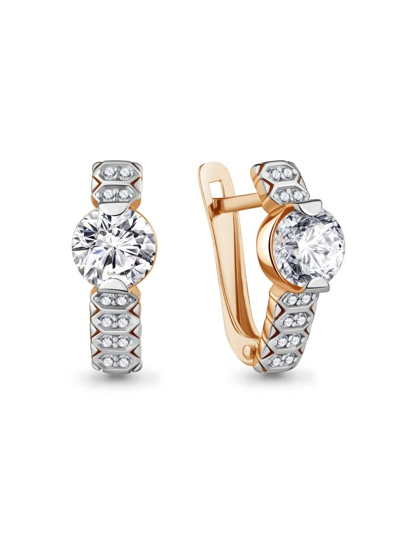 

Серьги из серебра TEO MAORI 8400307А.6, фианит, 8400307А.6