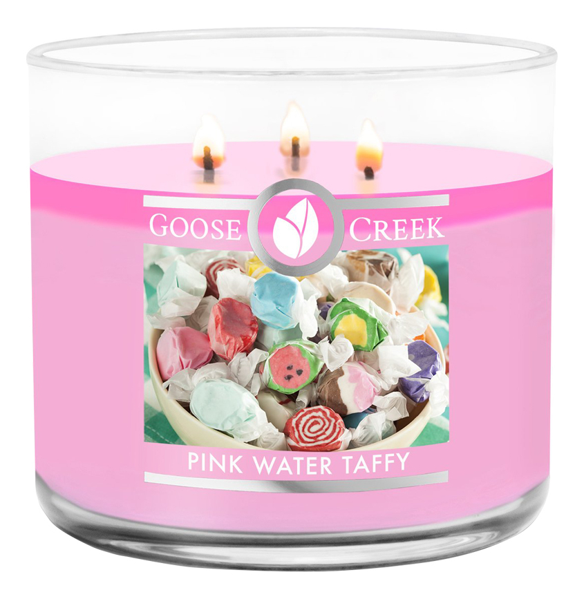 фото Ароматическая свеча goose creek pink water taffy (ириска из розовой воды) 411г