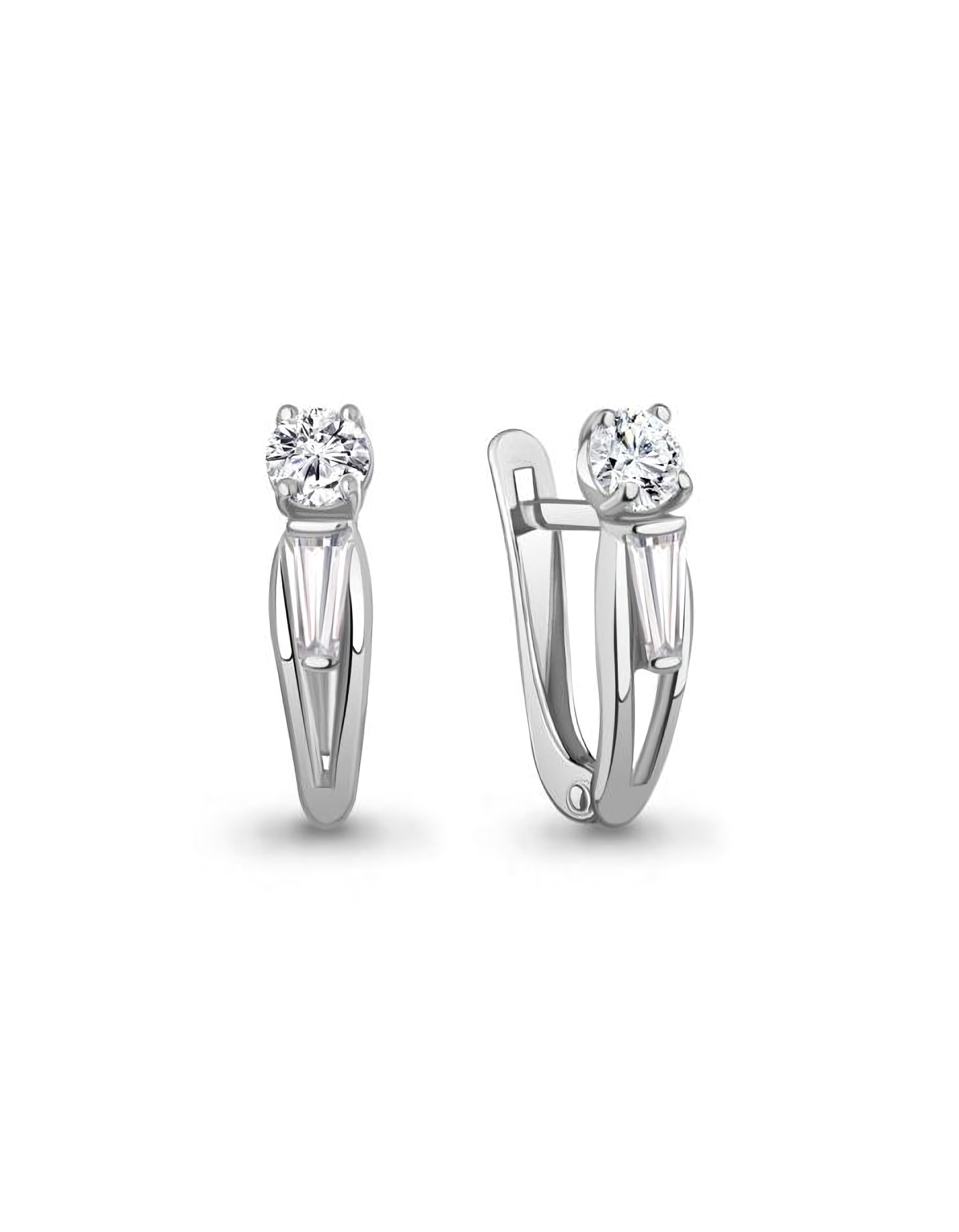 

Серьги из серебра TEO MAORI 8400263.5, фианит, 8400263.5