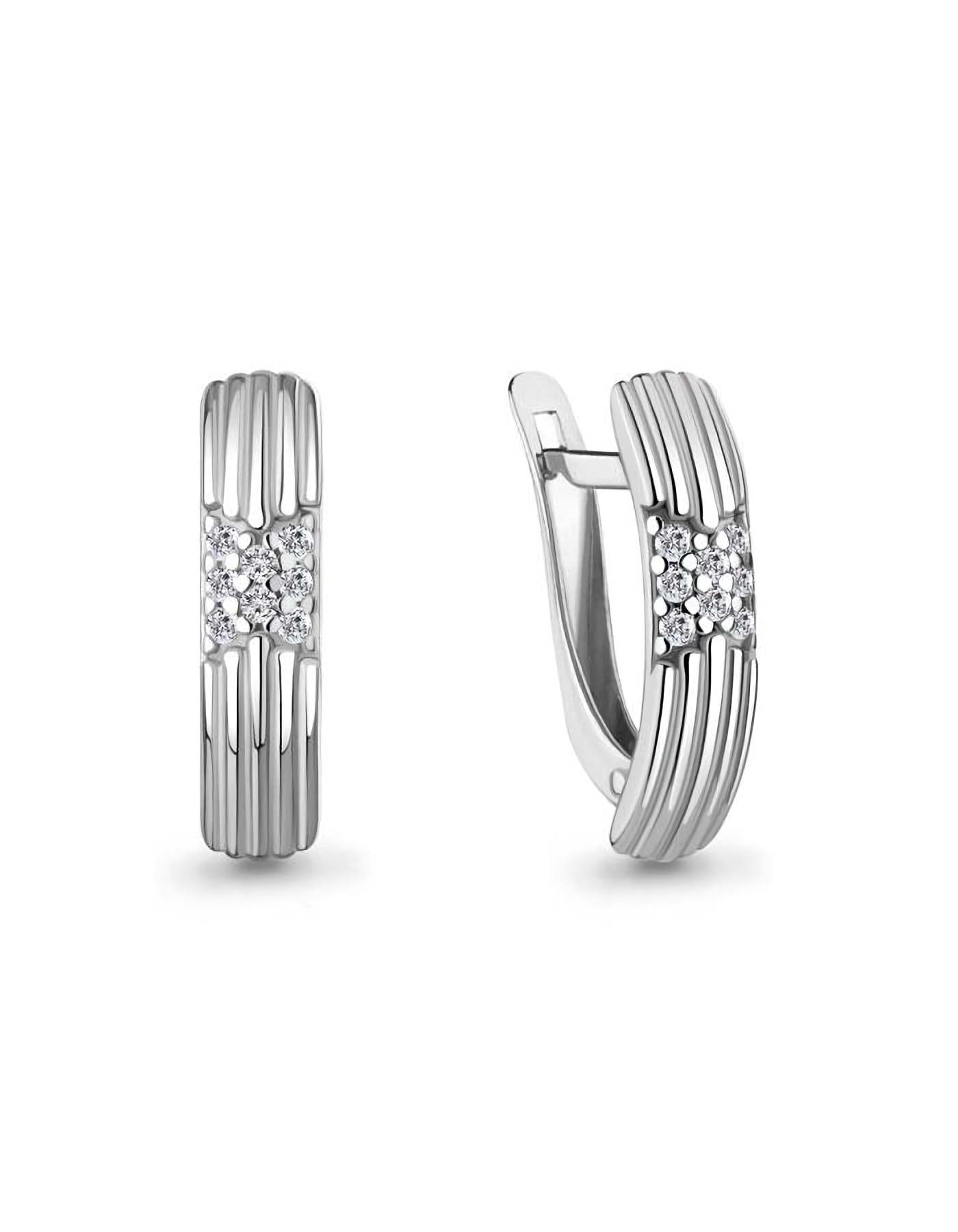 

Серьги из серебра TEO MAORI 8400251А.5, фианит, 8400251А.5
