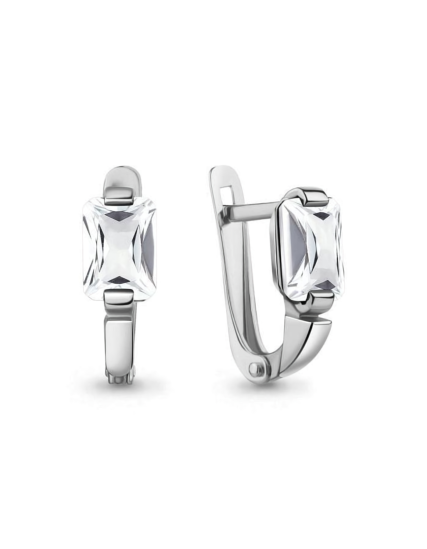 

Серьги из серебра TEO MAORI 8400181.5, фианит, 8400181.5