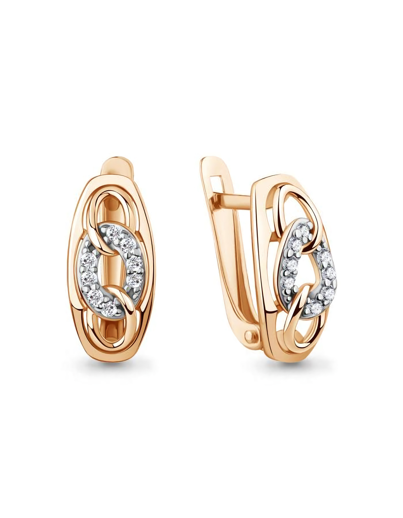 

Серьги из серебра TEO MAORI 8400049А.6, фианит, 8400049А.6