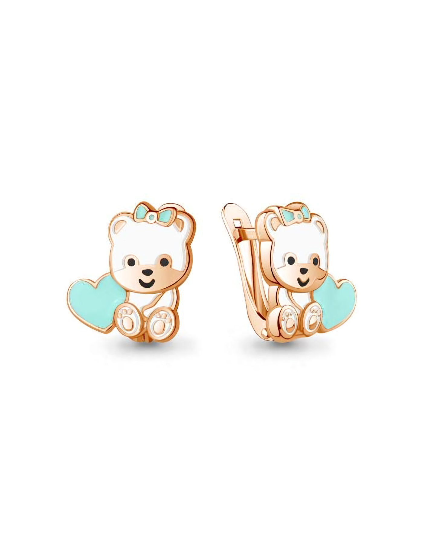 

Серьги из серебра TEO MAORI 834463.6, эмаль, 834463.6
