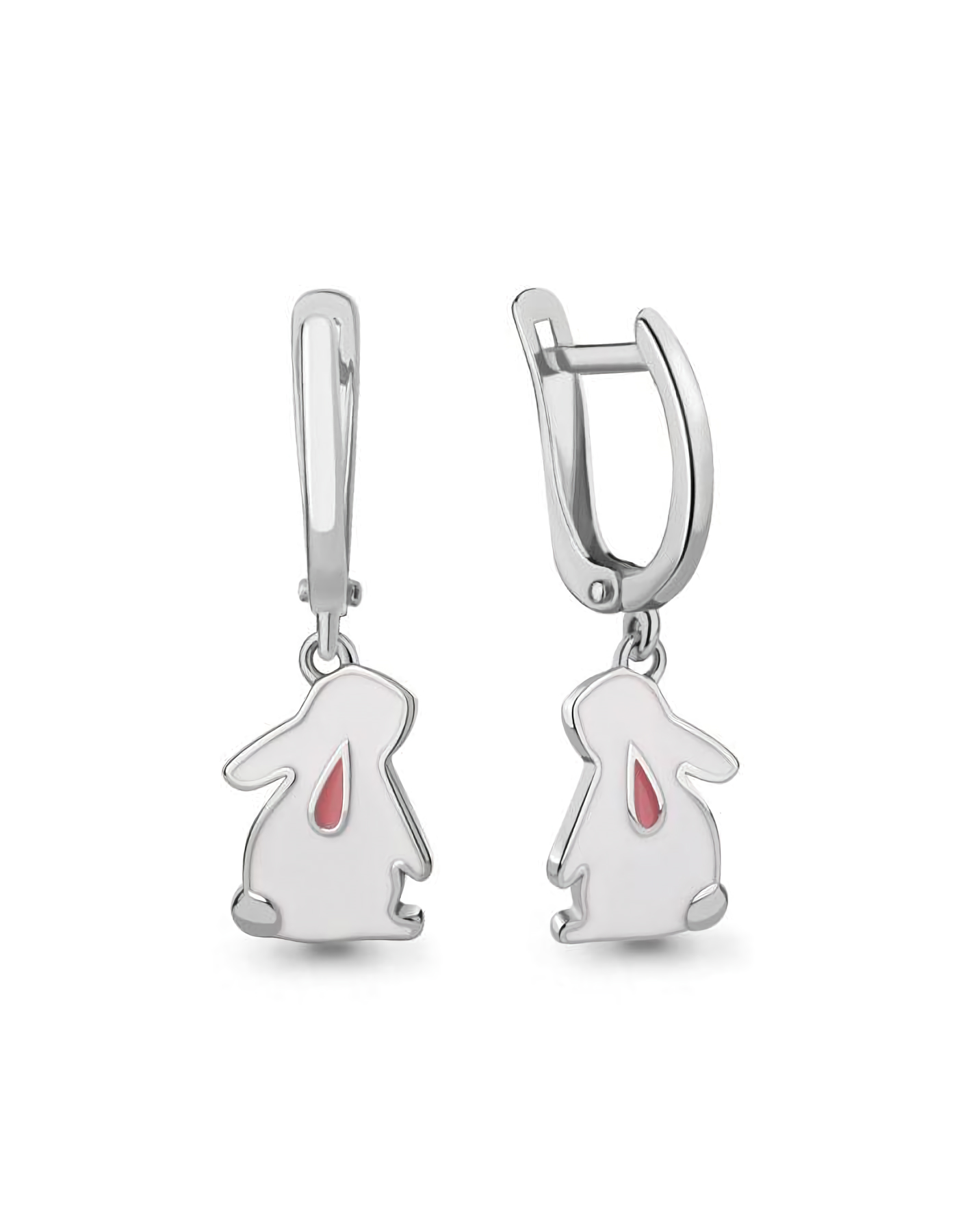 

Серьги подвески из серебра TEO MAORI 834441.5, эмаль, 834441.5