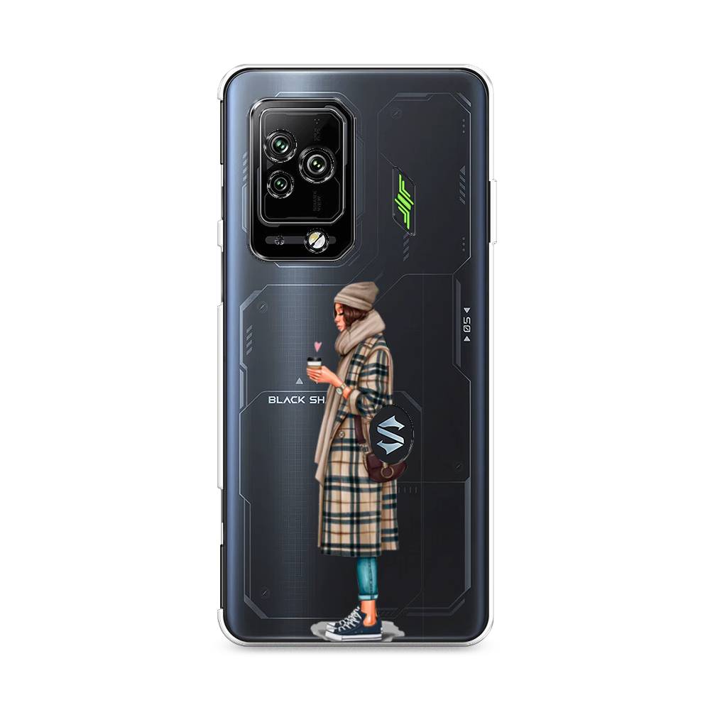 

Чехол на Xiaomi Black Shark 5 Pro "Утренний кофе", Коричневый;бежевый, 314150-6
