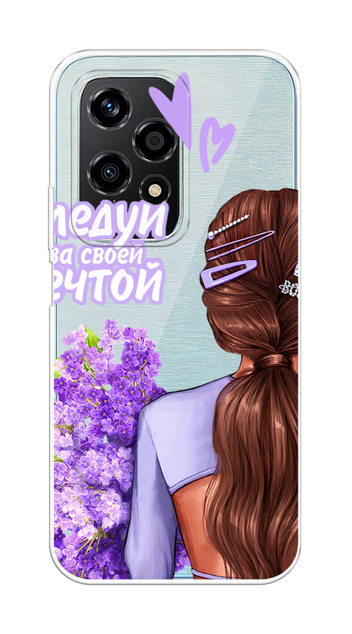 

Чехол на Honor 200 Lite "Следуй за своей мечтой", Фиолетовый;коричневый, 6124650-1