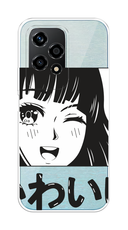 

Чехол на Honor 200 Lite "Cute anime girl", Черный;серый;прозрачный;белый, 6124650-1