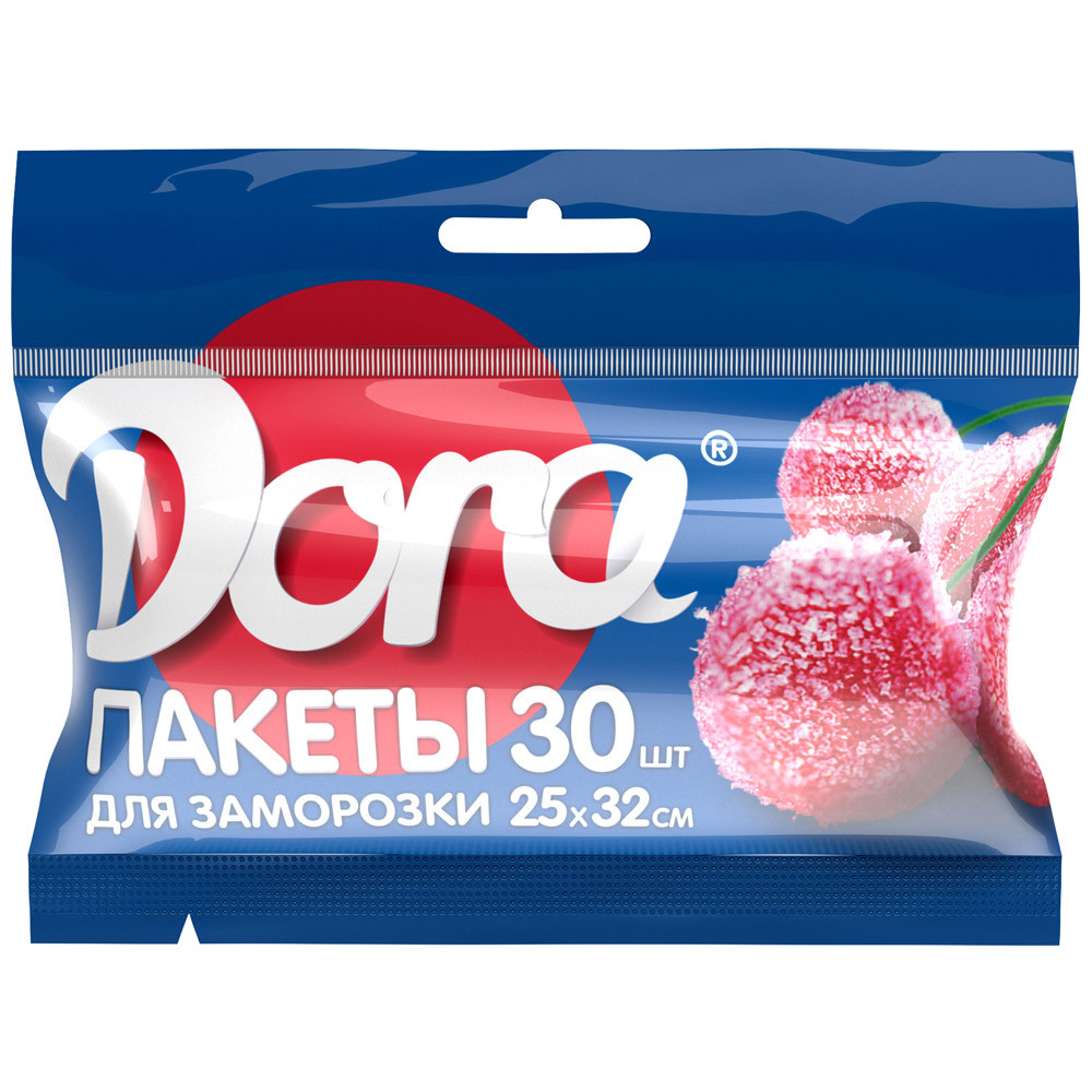 

Пакет для продуктов для заморозки Dora 25х32 см 30 штук