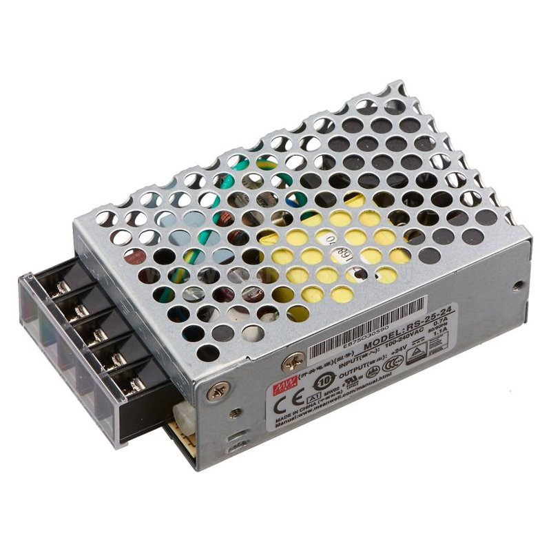 

Блок питания Mean Well RS-25-24 264W (НФ-00030401), Черный, RS-25-24