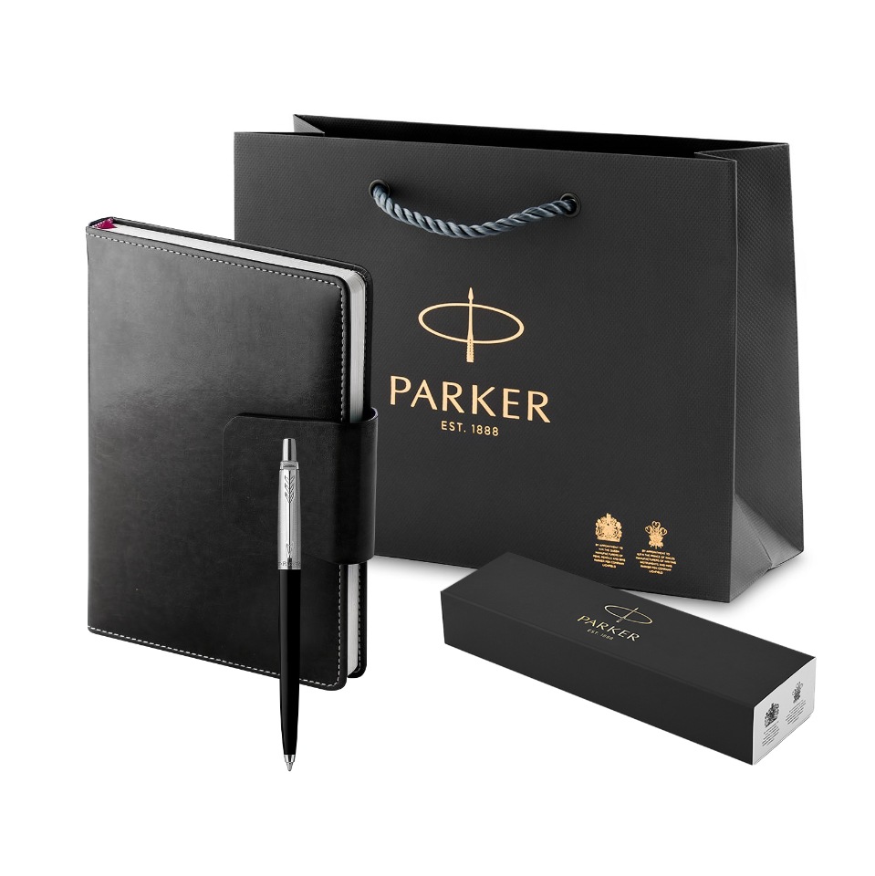 фото Подарочный набор parker: ручка parker jotter original и ежедевник