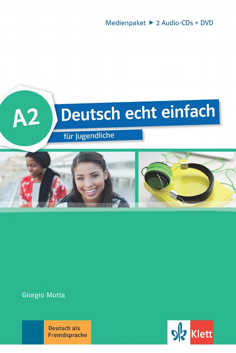 фото Книга deutsch echt einfach a2 : fur jugendliche : medienpaket : 2audio-cds, dvd nobrand