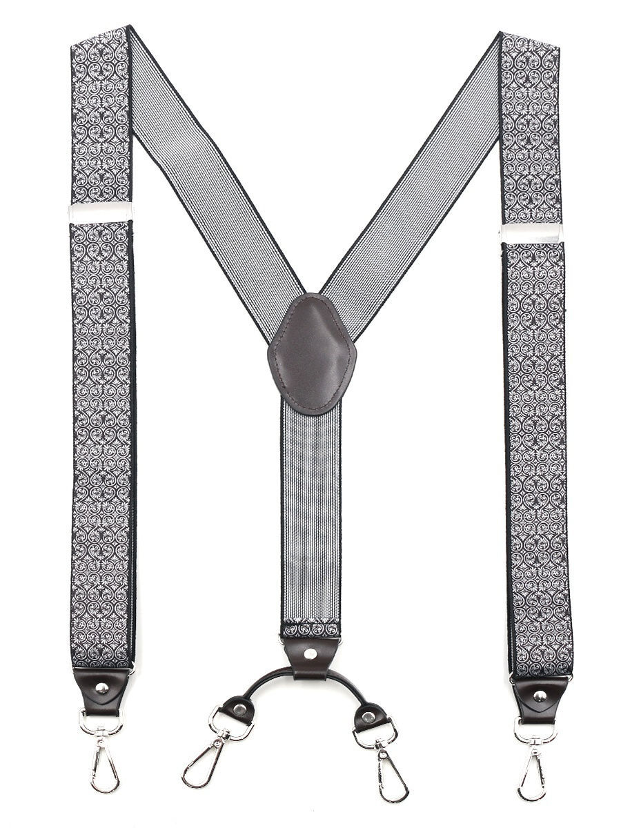 Подтяжки унисекс GENTLETEAM Suspenders-1 синие/коричневые