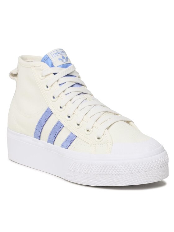 

Кеды женские Adidas Nizza Platform Mid Shoes FZ6189 белые 38 2/3 EU, Белый, Nizza Platform Mid Shoes FZ6189